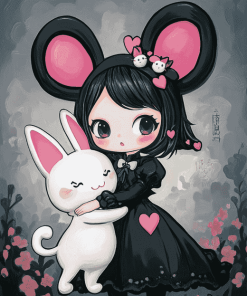 Kuromi and My Melody Anime Diamond Painting