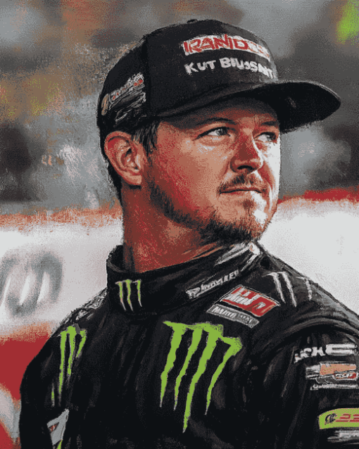 Kurt Busch Racing Legend Diamond Painting