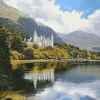 Kylemore Lake Scenery Diamond Painting