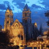 La Major Cathedral Nightscape Diamond Painting