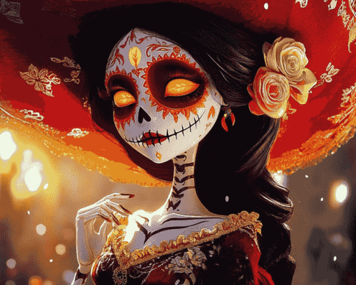 La Muerte Animation Diamond Painting