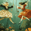 Ladies Underwater Animation Diamond Painting