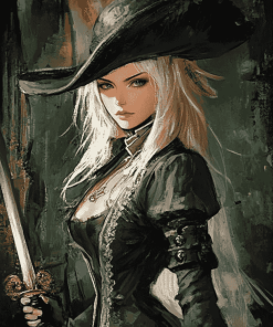 Lady Maria Fantasy Diamond Painting