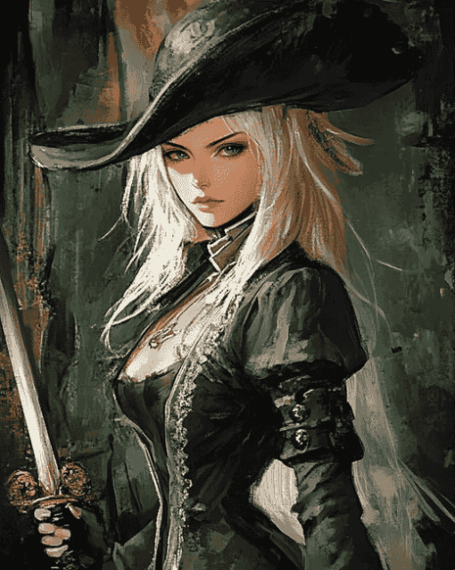 Lady Maria Fantasy Diamond Painting