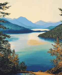 Lake Burton Scenic Views Diamond Painting