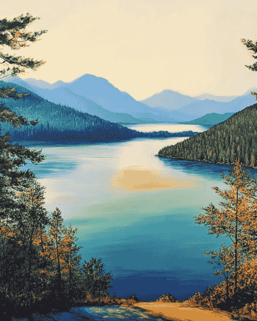 Lake Burton Scenic Views Diamond Painting