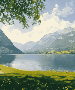 Lake Idro Scenic Views Diamond Painting