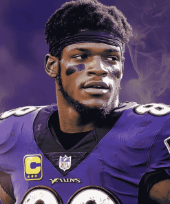 Lamar Jackson Sports Diamond Painting