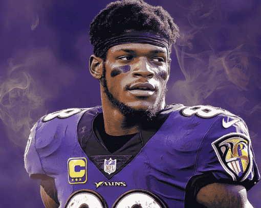 Lamar Jackson Sports Diamond Painting