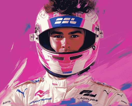 Lance Stroll Racing Legend Diamond Painting