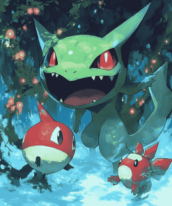 Larvitar Chimecho Pokemon Diamond Painting