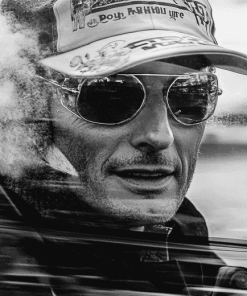 Lauda Iconic Black And White Diamond Painting