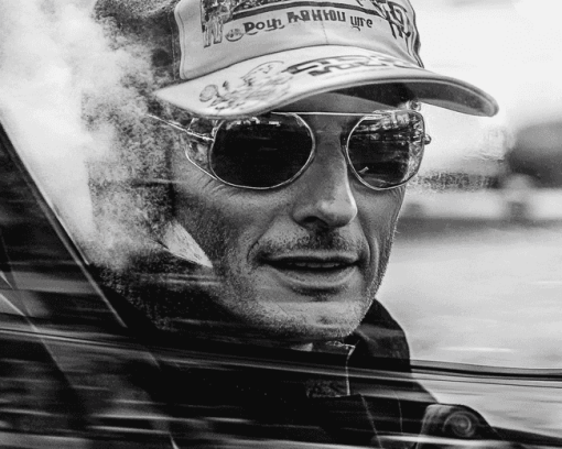 Lauda Iconic Black And White Diamond Painting