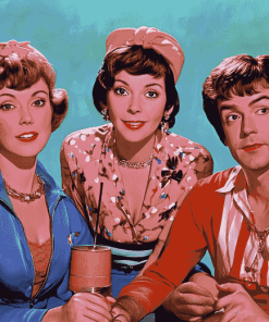 Laverne And Shirley TV Series Diamond Painting