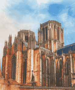 Le Mans Cathedral Diamond Painting