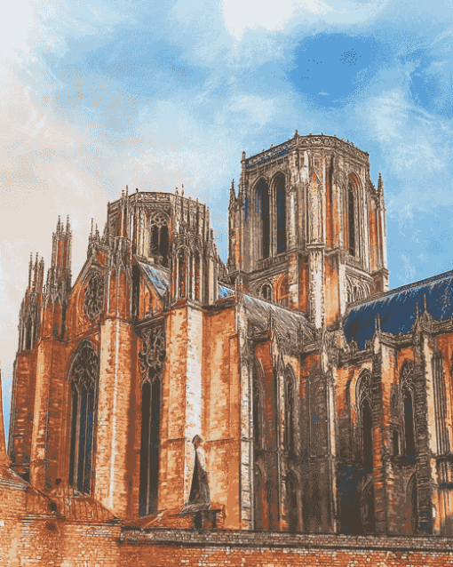 Le Mans Cathedral Diamond Painting