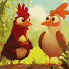 Leafie A Hen Into The Wild Animated Diamond Painting