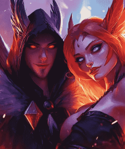 League Of Legends Xayah Diamond Painting