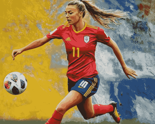 Leah Williamson Football Star Diamond Painting