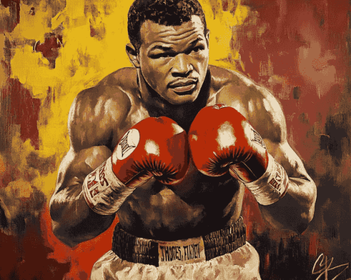 Legendary Sugar Ray Robinson Diamond Painting