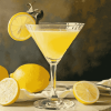 Lemon Cocktail Diamond Painting