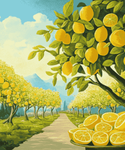 Lemon Tree Paradise Diamond Painting