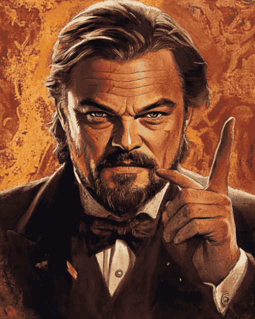 Leonardo Dicaprio Django Unchained Diamond Painting