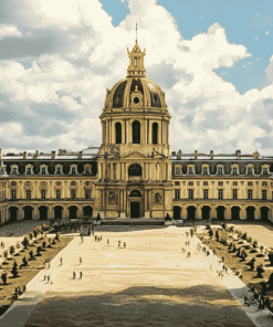 Les Invalides Paris Landmark Diamond Painting