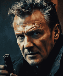 Liam Neeson Celebrity Icon Diamond Painting