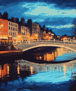 Liffey River Reflections Diamond Painting