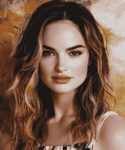 Lily James Celebrity Diamond Painting