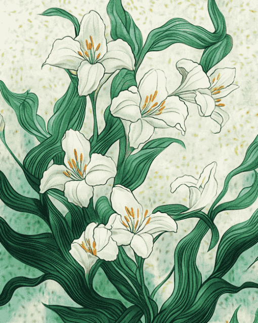 Lily of the Valley Blossoms Diamond Painting