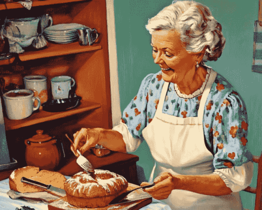 List of Vintage Baking Diamond Painting