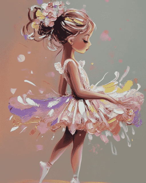 Little Ballerina Kids Diamond Painting