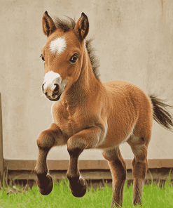 Little Foal Horse Diamond Painting