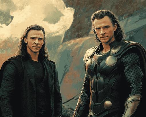 Loki and Thor Movie Diamond Painting