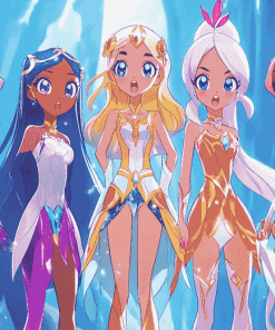 Lolirock Girls Animation Diamond Painting