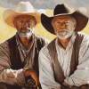 Lonesome Dove Characters Diamond Painting