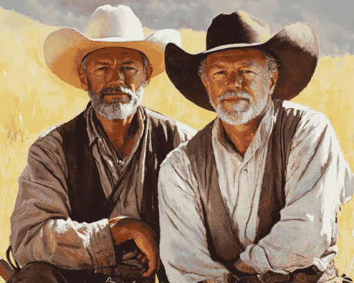 Lonesome Dove Characters Diamond Painting