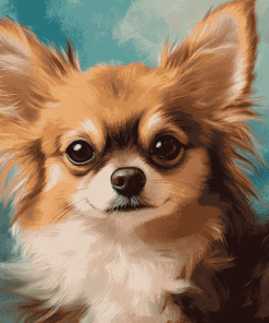 Long Haired Chihuahua Puppy Diamond Painting