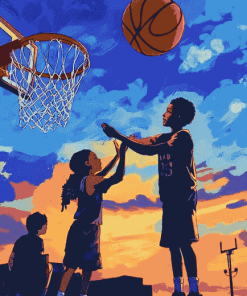 Love and Basketball Anime Diamond Painting