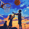 Love and Basketball Anime Diamond Painting