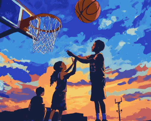 Love and Basketball Anime Diamond Painting