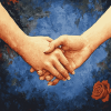 Loving Couples Hands Diamond Painting