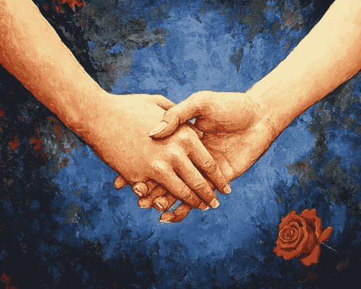 Loving Couples Hands Diamond Painting