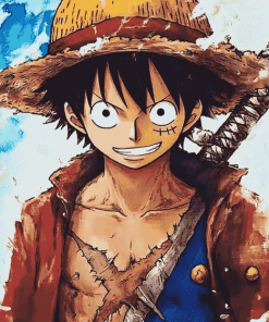 Luffy and Law Anime Series Diamond Painting