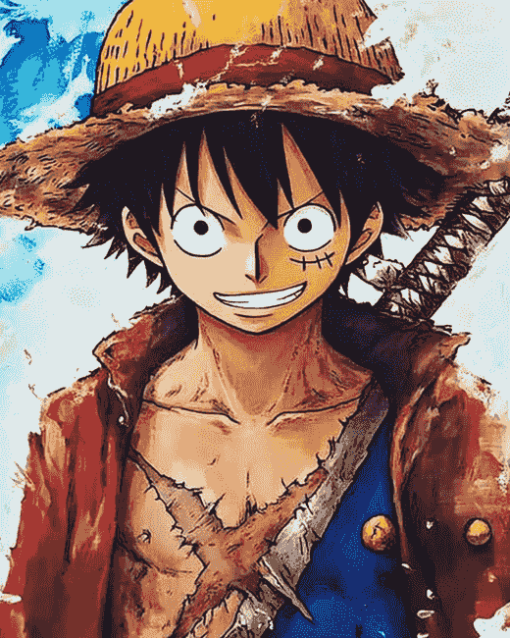 Luffy and Law Anime Series Diamond Painting