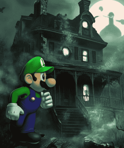 Luigi Mansion Animation Diamond Painting