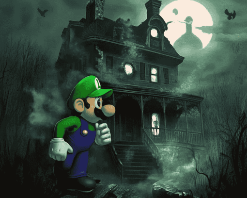 Luigi Mansion Animation Diamond Painting