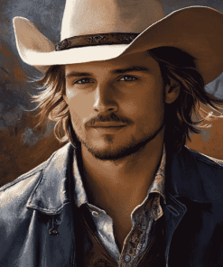 Luke Grimes Cowboy Diamond Painting